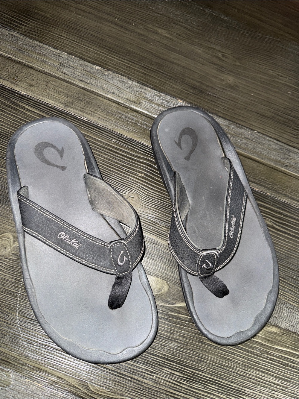 OLUKAI BLACK SANDALS🔥 - Picture 2 of 5